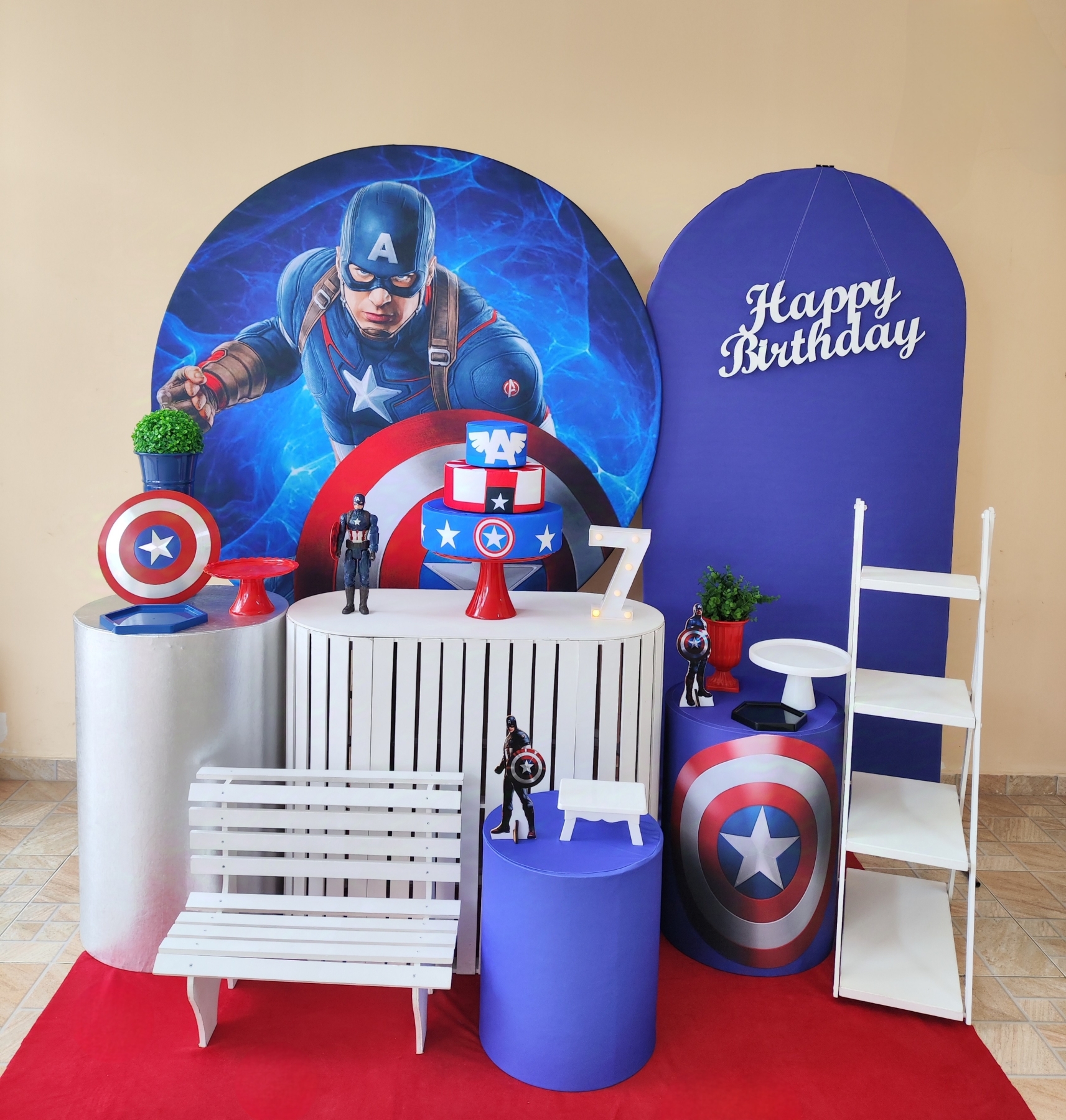 Capitão América kit Diamante 