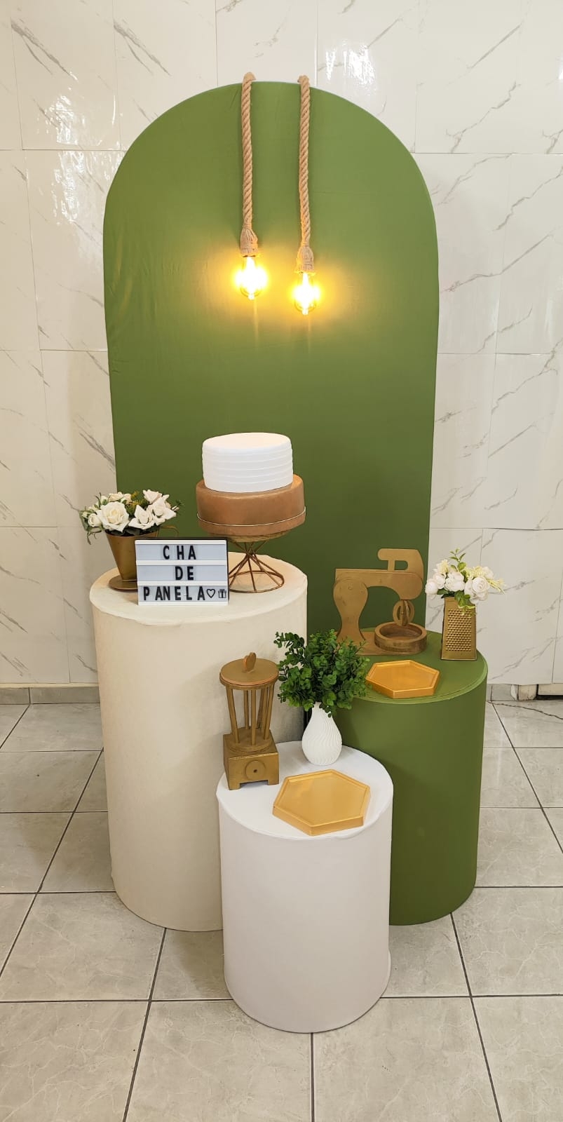 Cha de Panela/Casa Nova/Cozinha Verde Eucalip