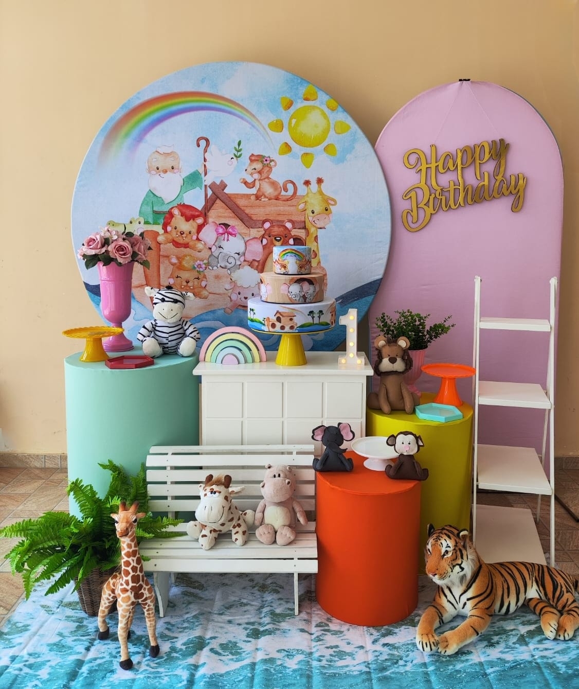 Arca de Noé Menina Kit Diamante 