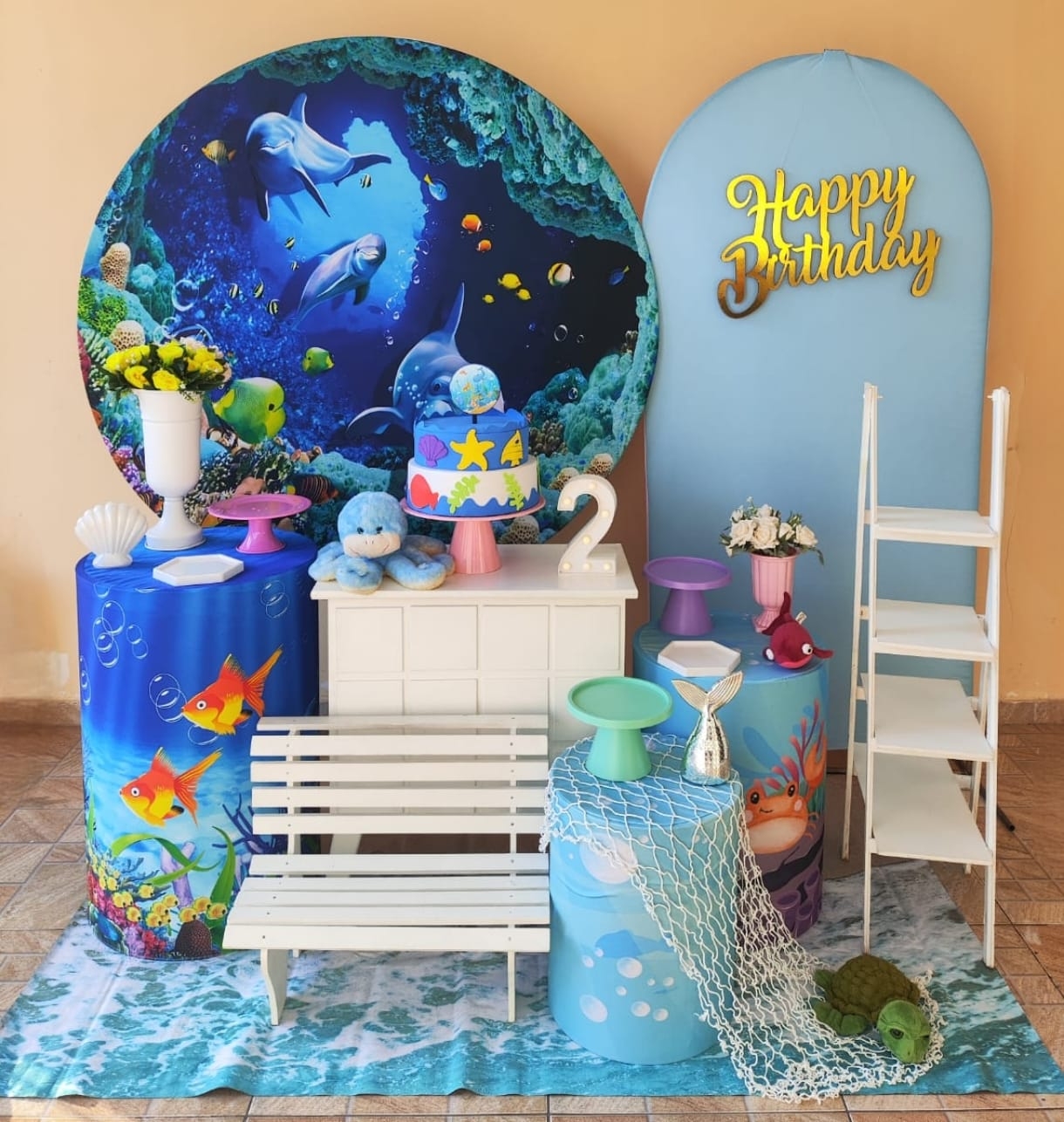  Fundo do Mar Menina Kit Diamante