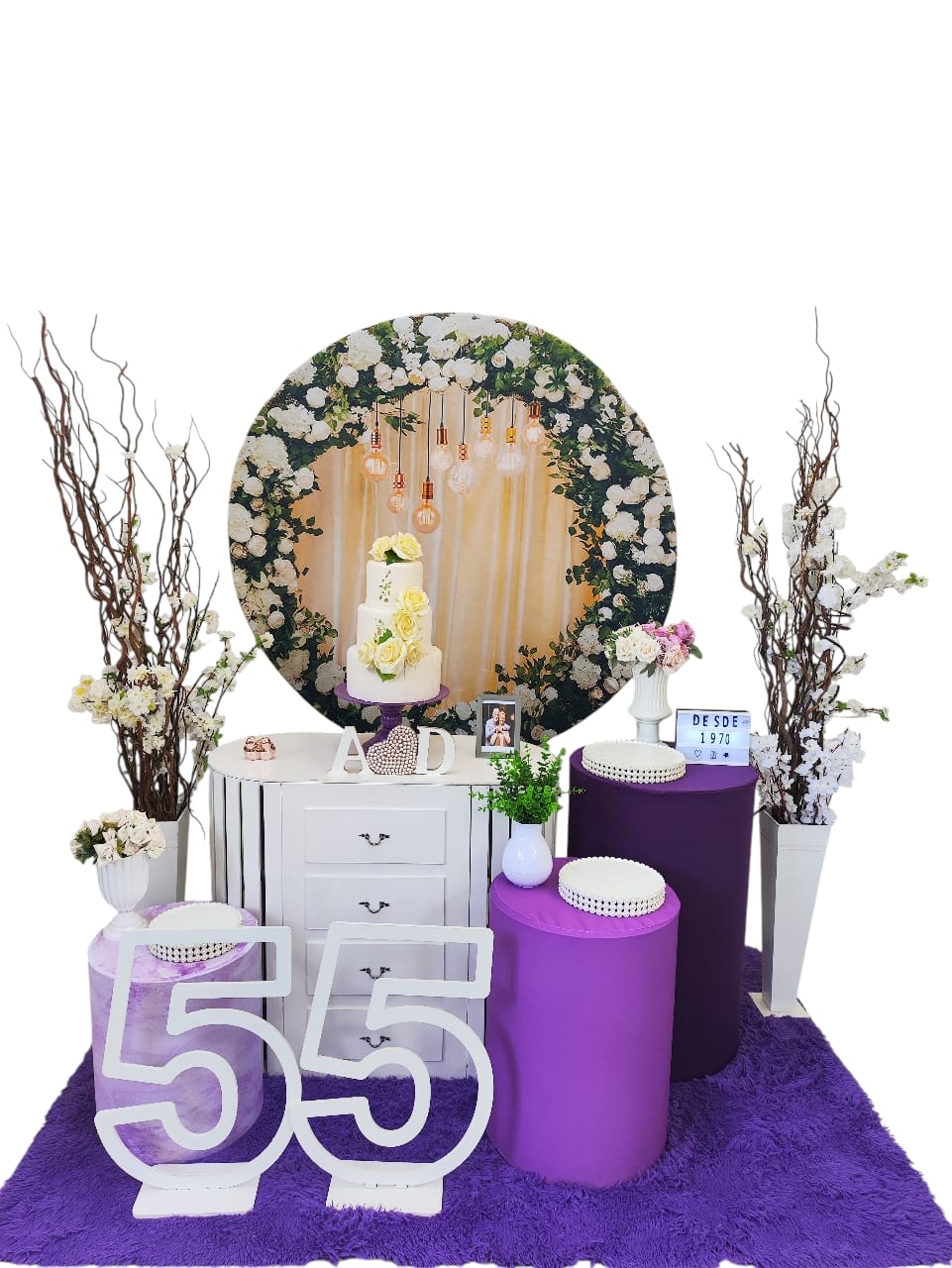  Casamento Bodas de Ametista Roxo Capa  Flora