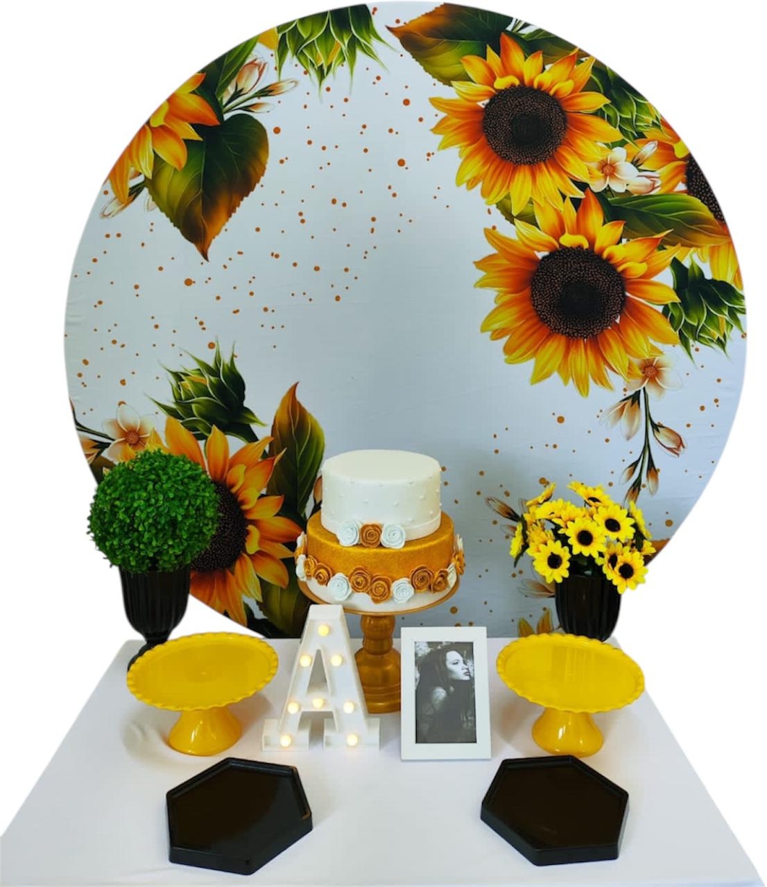 Girassol Capa Branca Kit Bronze