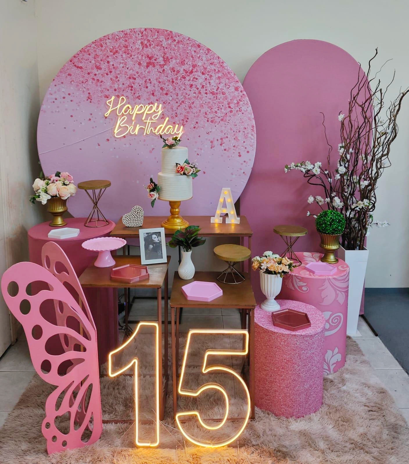 Rosa com glitter Rose Kit Diamante