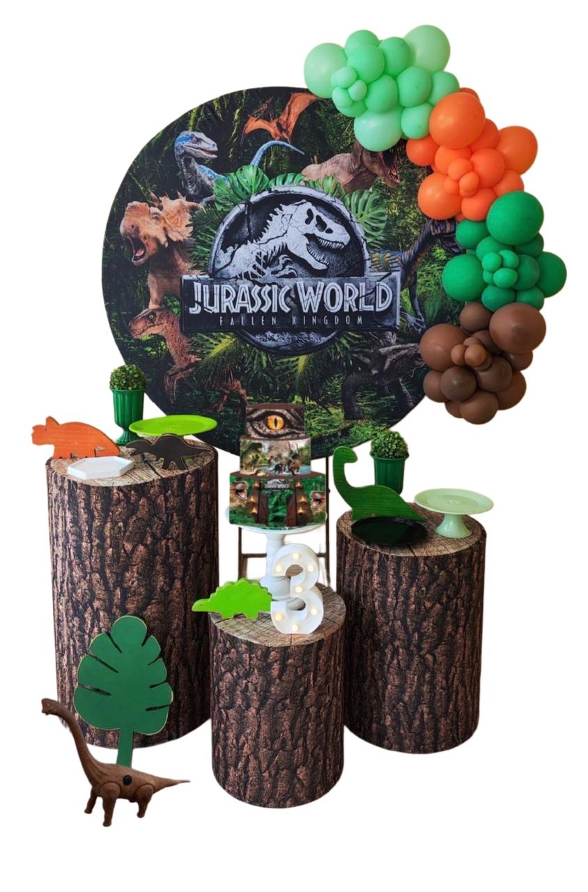 Dinossauro Jurassic Word  Kit Prata