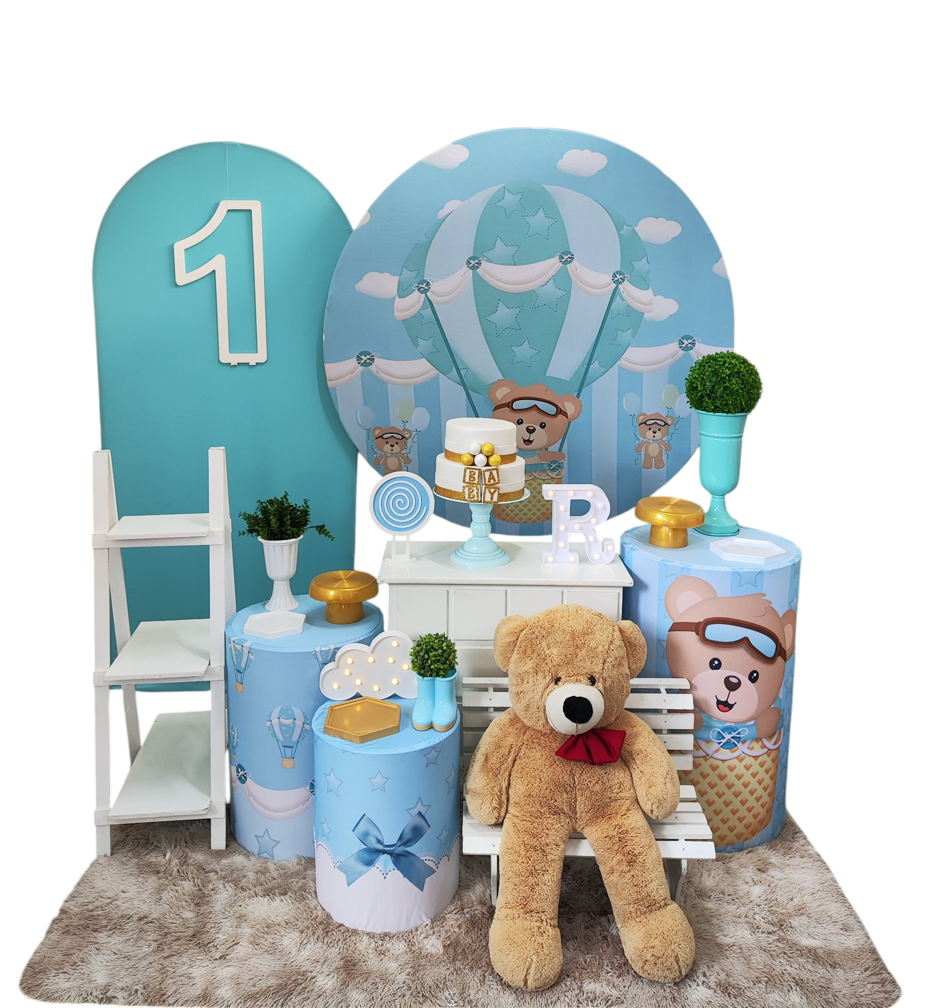 Urso Aviador Kit Diamante