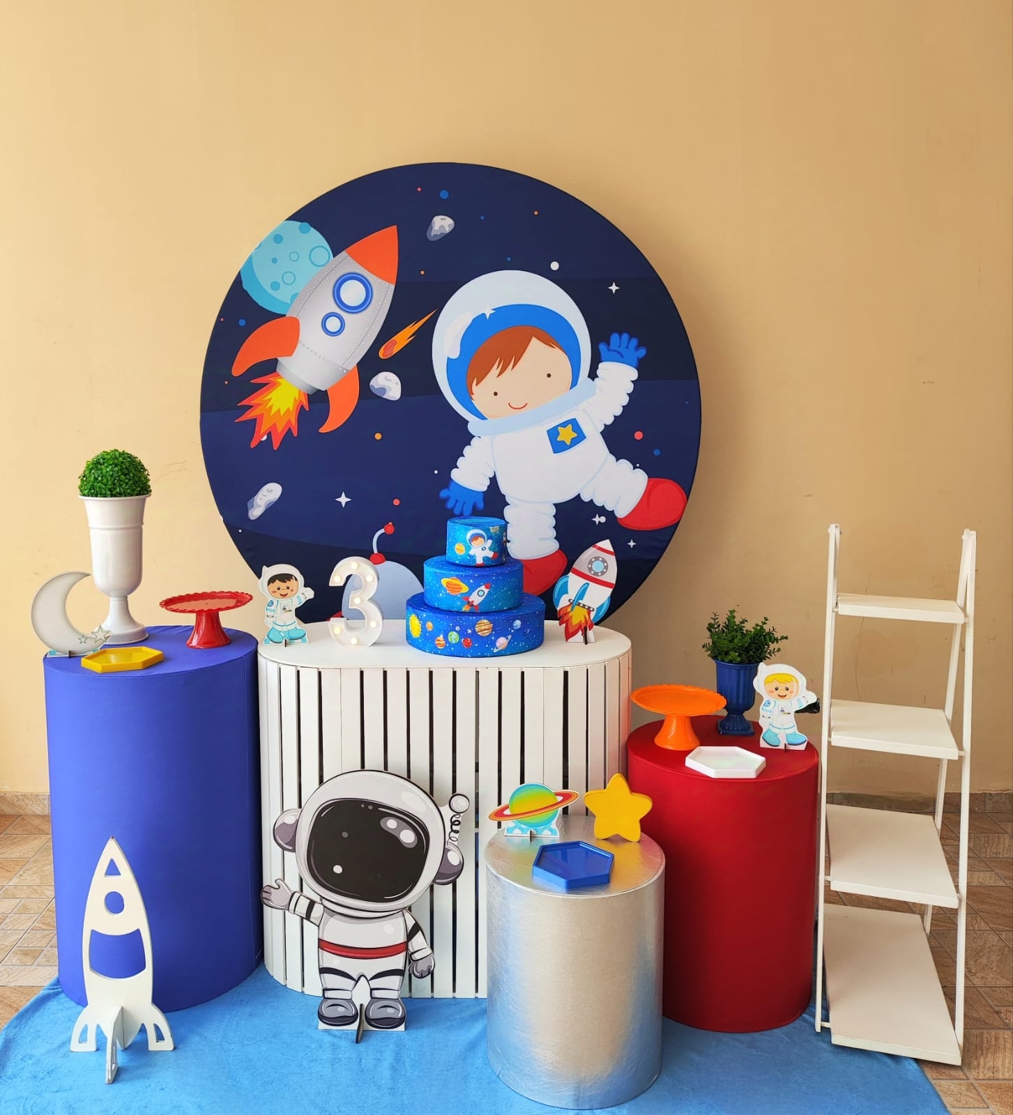 Astronauta Menino Kit Ouro 
