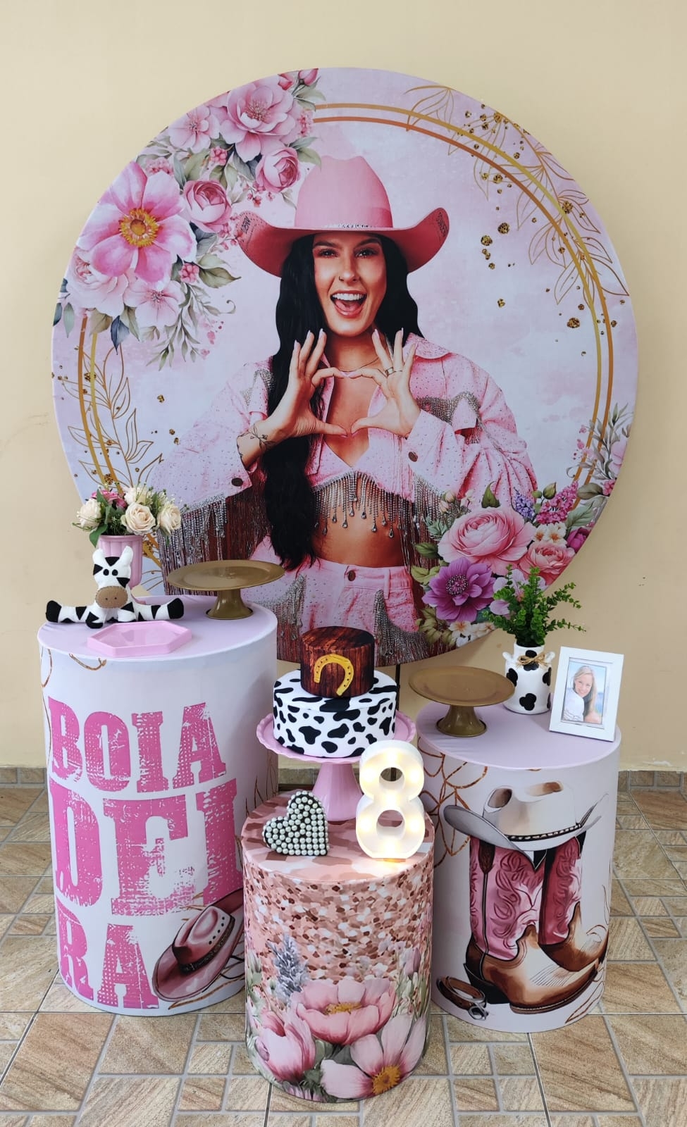 Ana Castela Capa Rosa Kit Prata