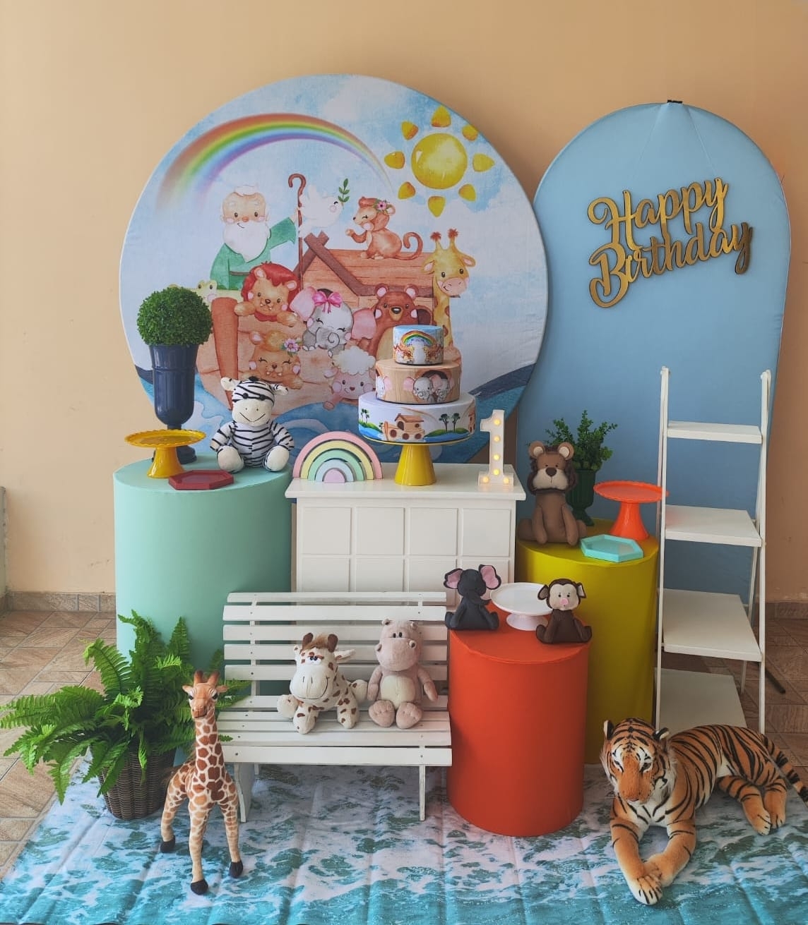 Arca de Noé Menino Kit Diamante 