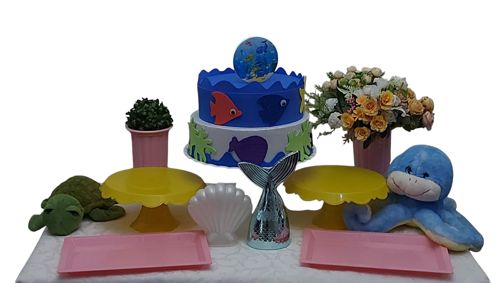  Fundo do Mar Menina Kit Cantinho