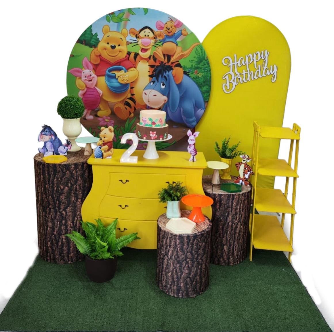 Ursinho Pooh Kit Diamante