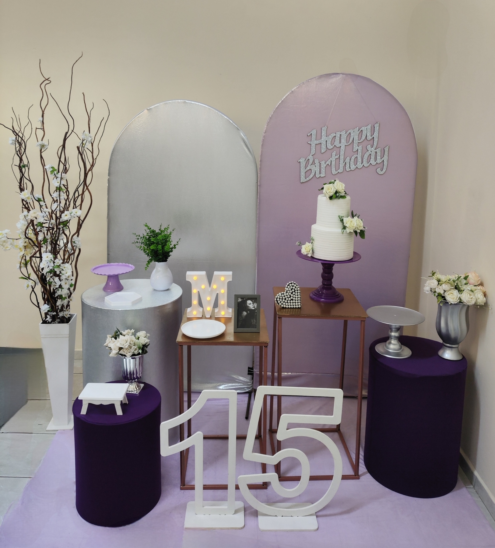 Romano lilas e parata Brilho Kit Diamante