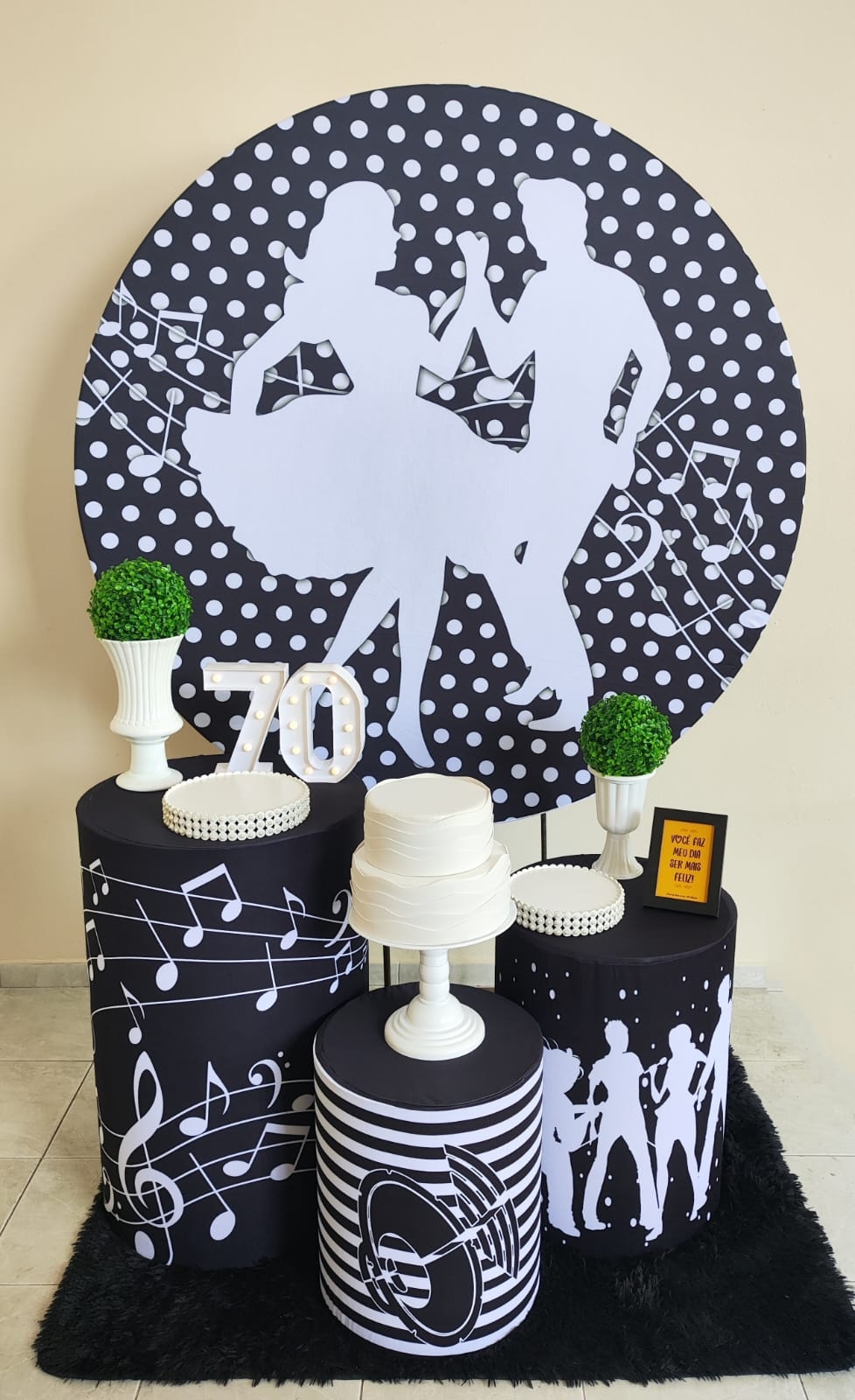  Anos 60 Masculino kit Prata 