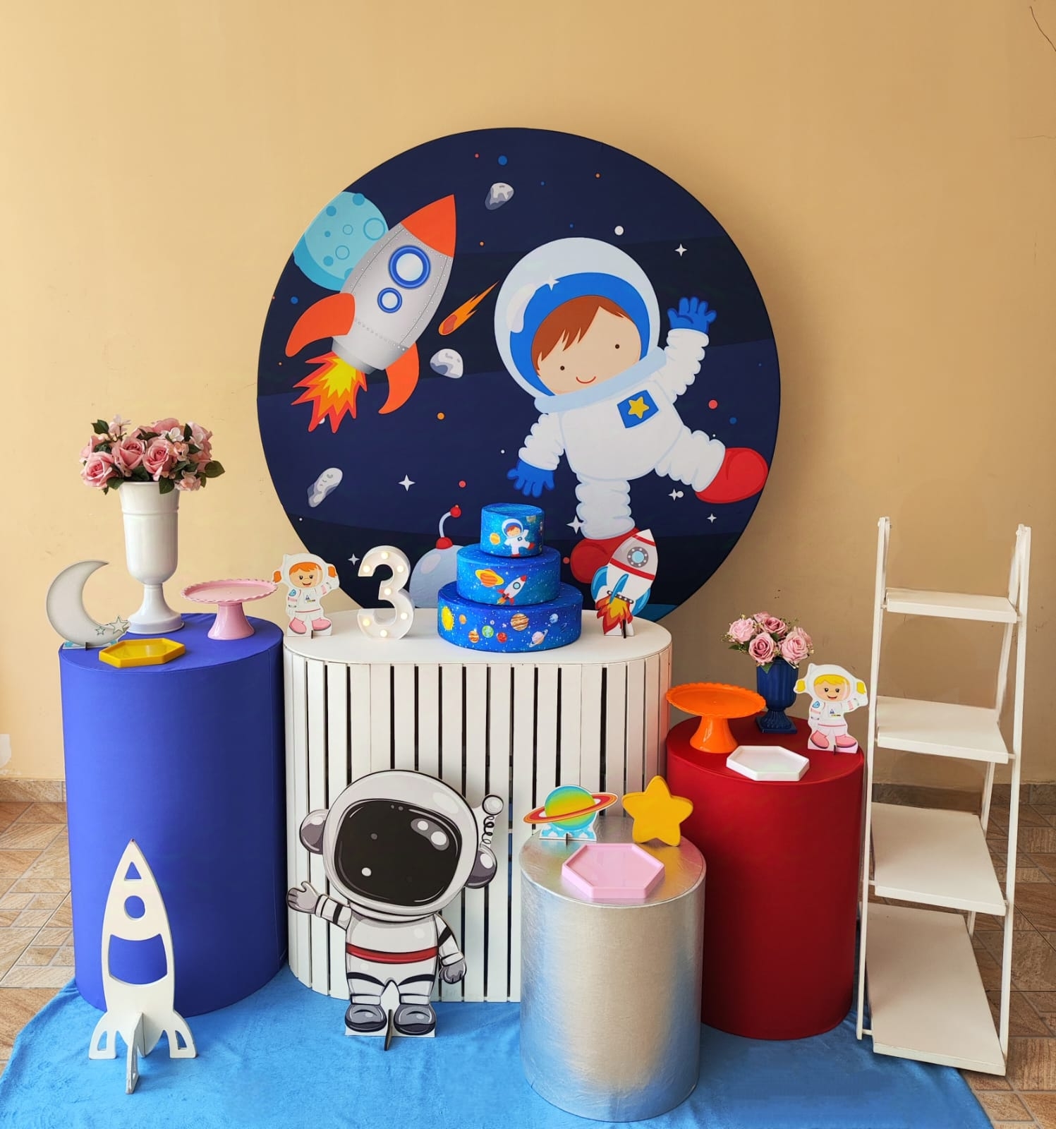 Astronauta menina Kit Outro II