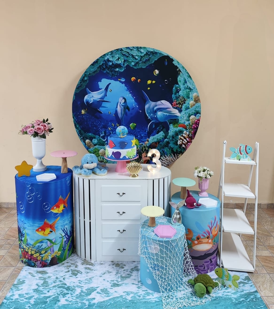 Fundo do Mar Menina Kit Ouro II