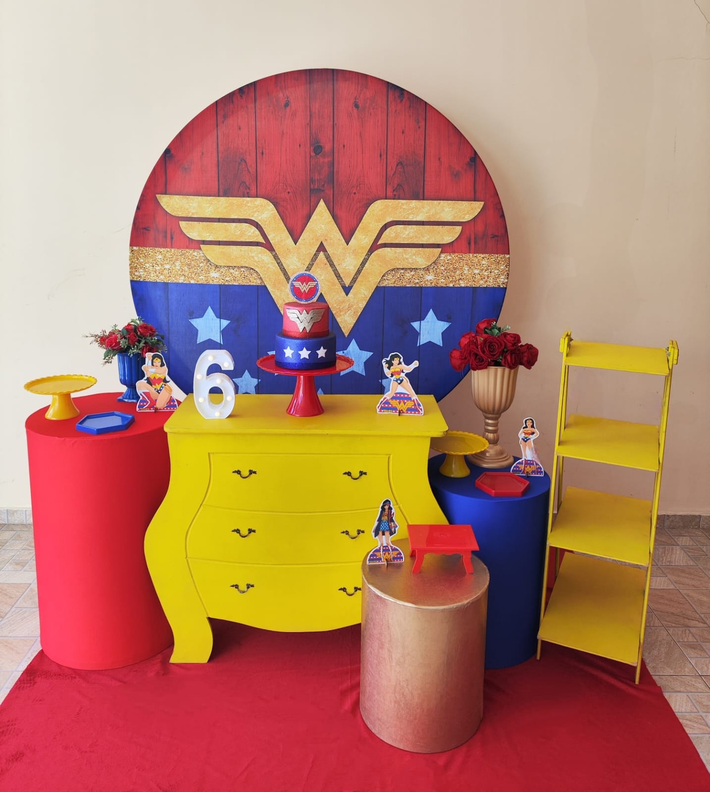 Mulher Maravilha Kit Ouro 