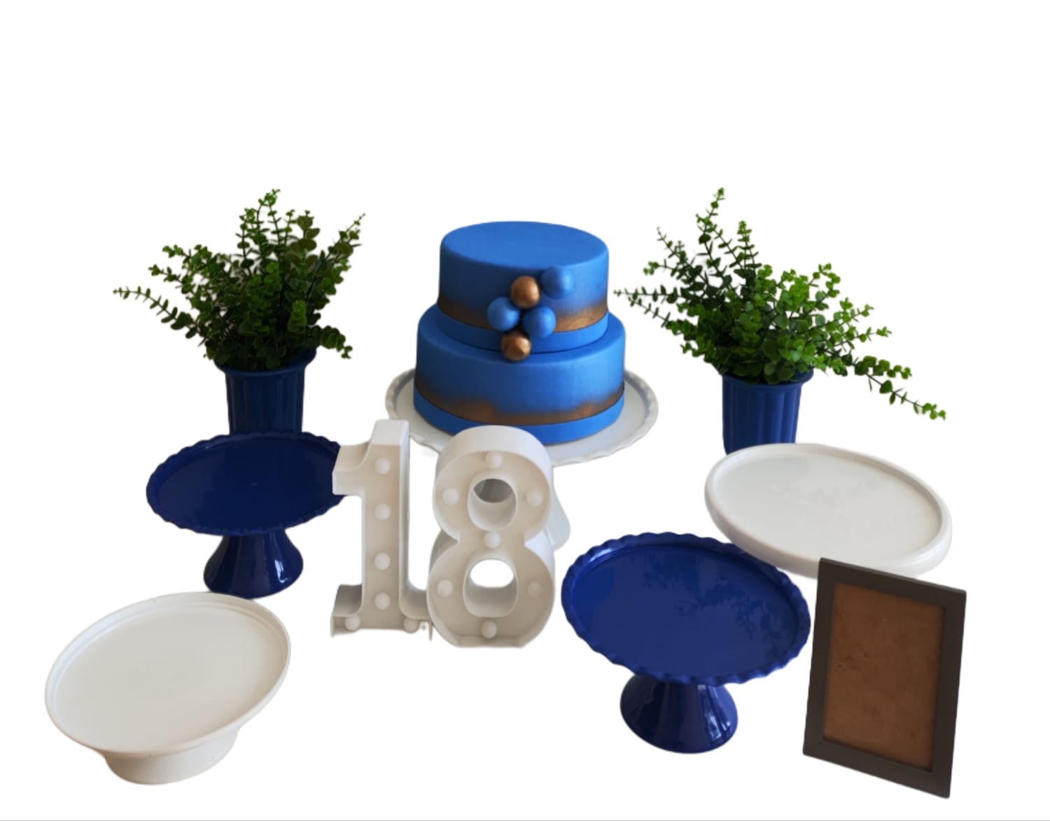 Azul Escuro Masculino Kit Cantinho