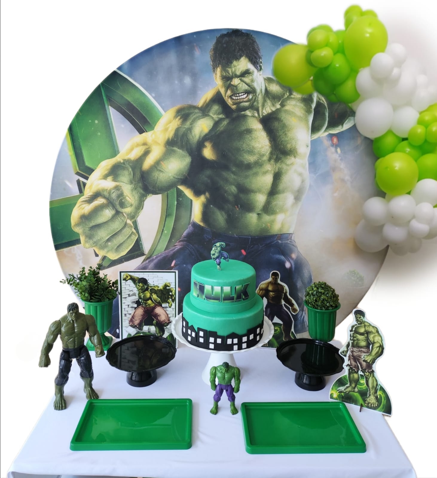 Hulk Kit Bronze I com bexigas