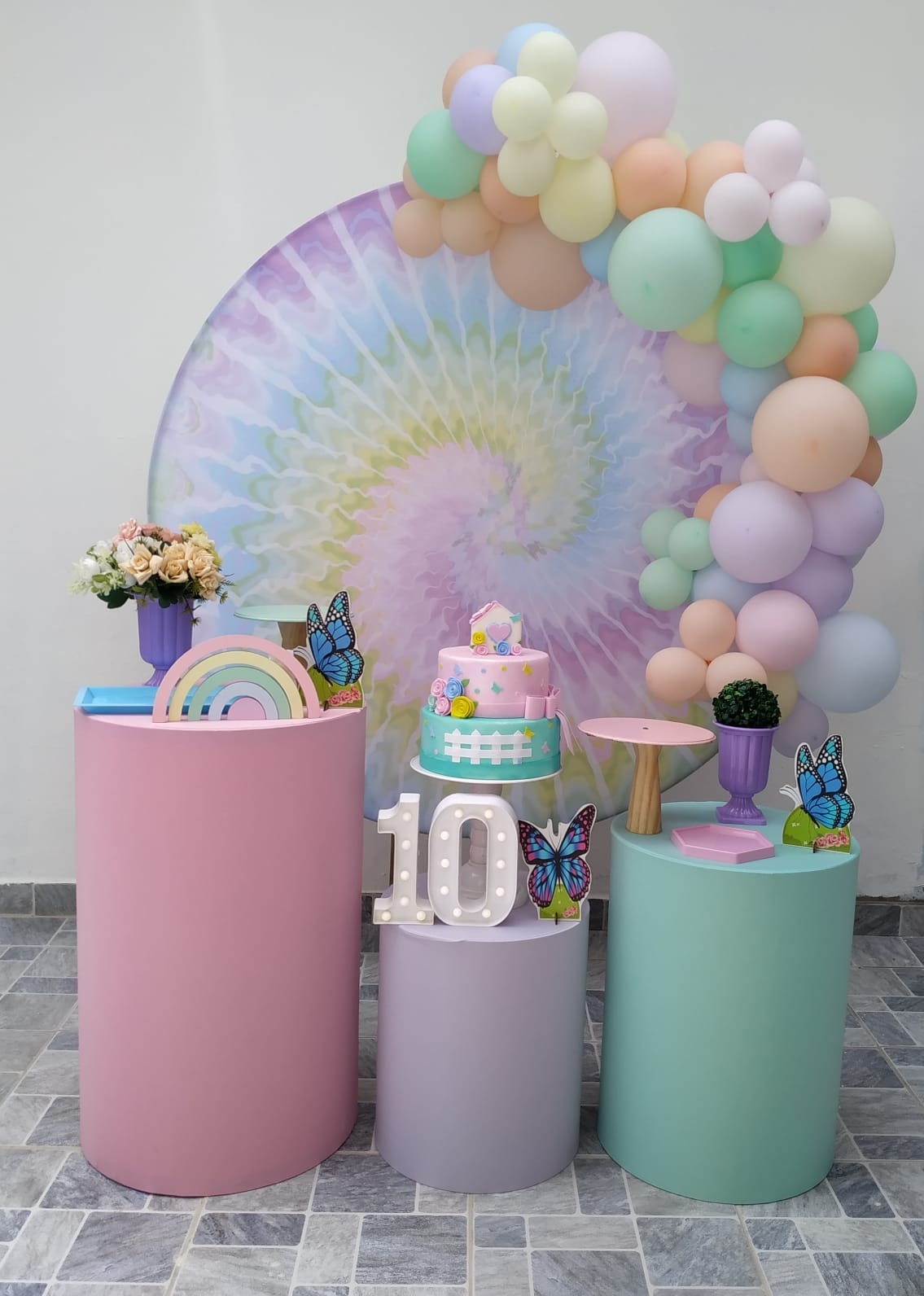 Tie Dye  Rosa Bonze II