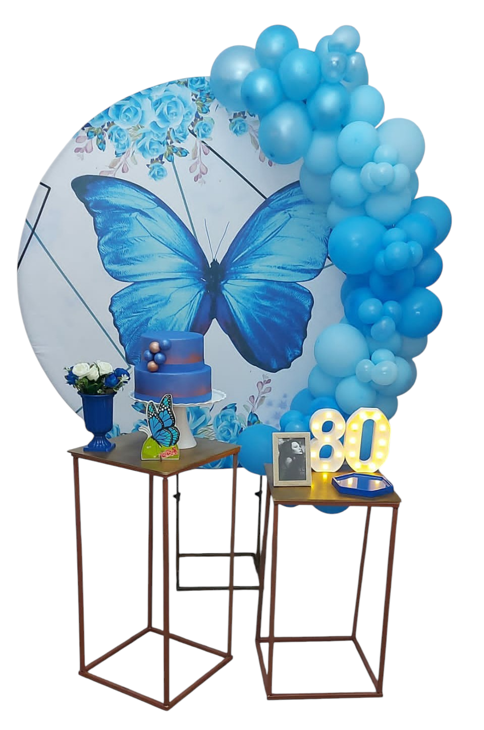 Borboleta Azul Bronze II