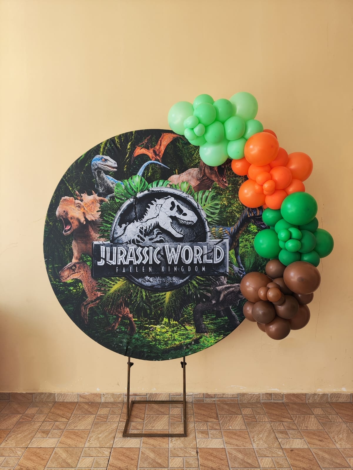 Dinossauro Jurassic Word  Arco de Bexigas M