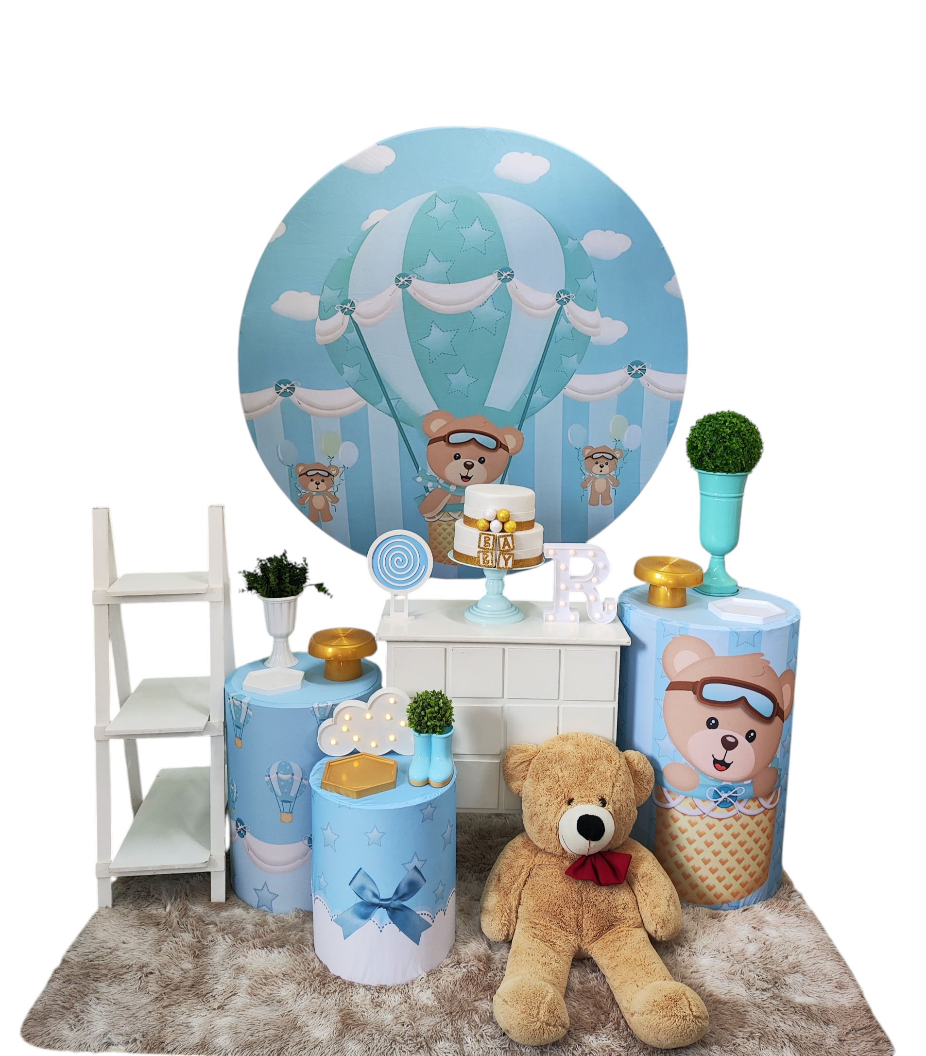 Urso Aviador Kit Ouro