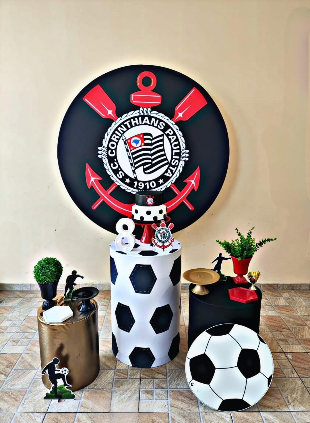 Corinthians Unissex Kit Prata