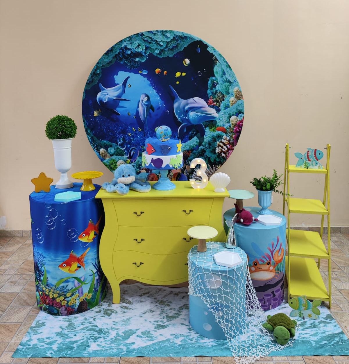  Fundo do Mar Menino Kit Ouro