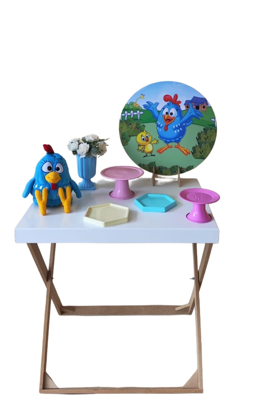 Galinha Pintadinha Menina Mini Kit + Mesa