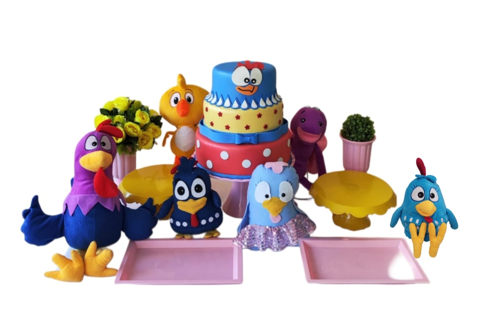 Galinha Pintadinha Menina Kit Cantinho