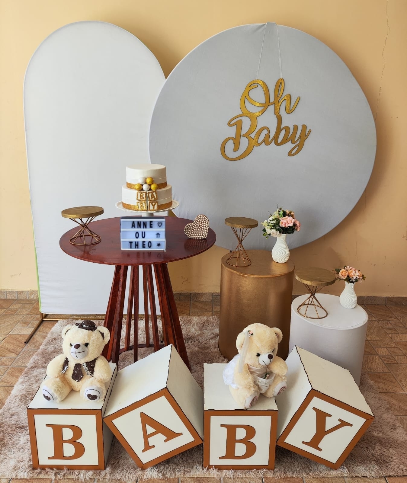 Chá Revelação Liso Kit Diamante