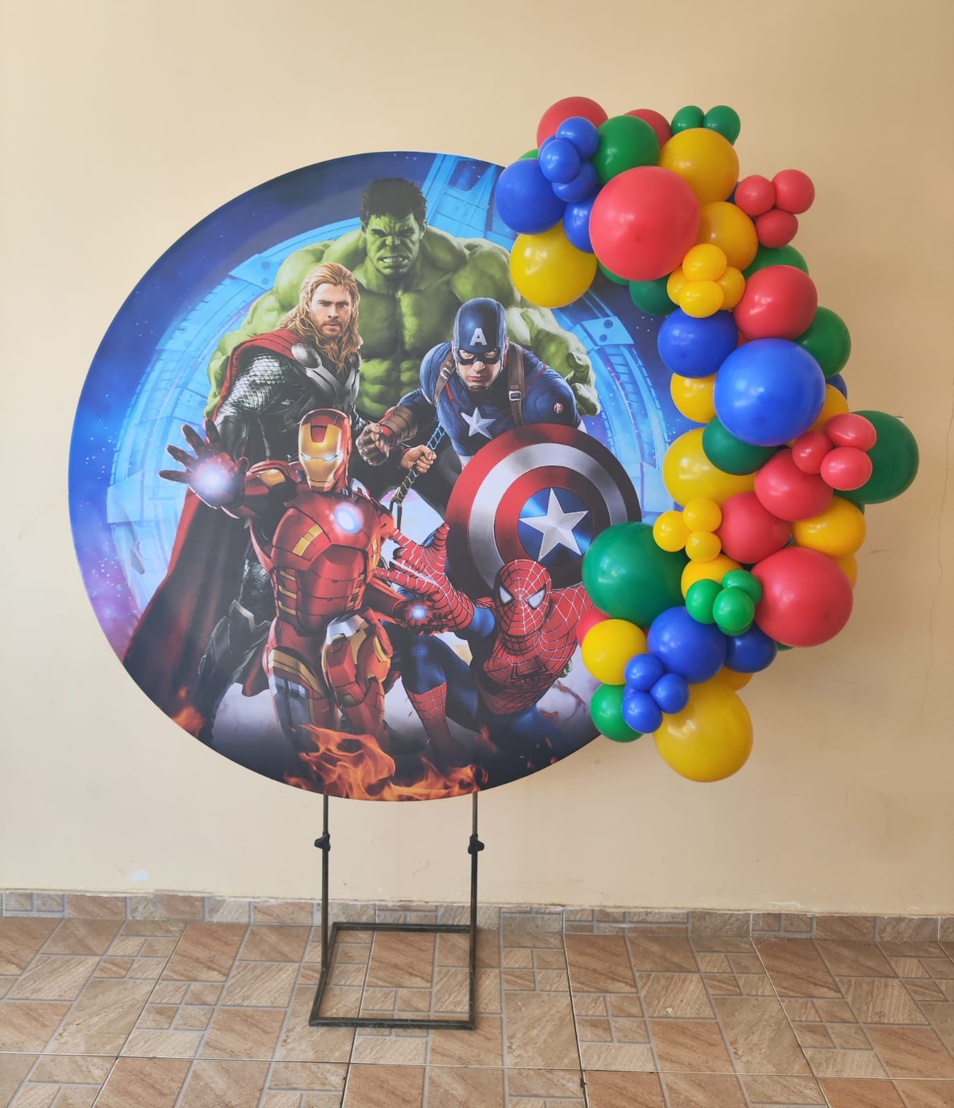 Vingadores Arco de Bexigas M 