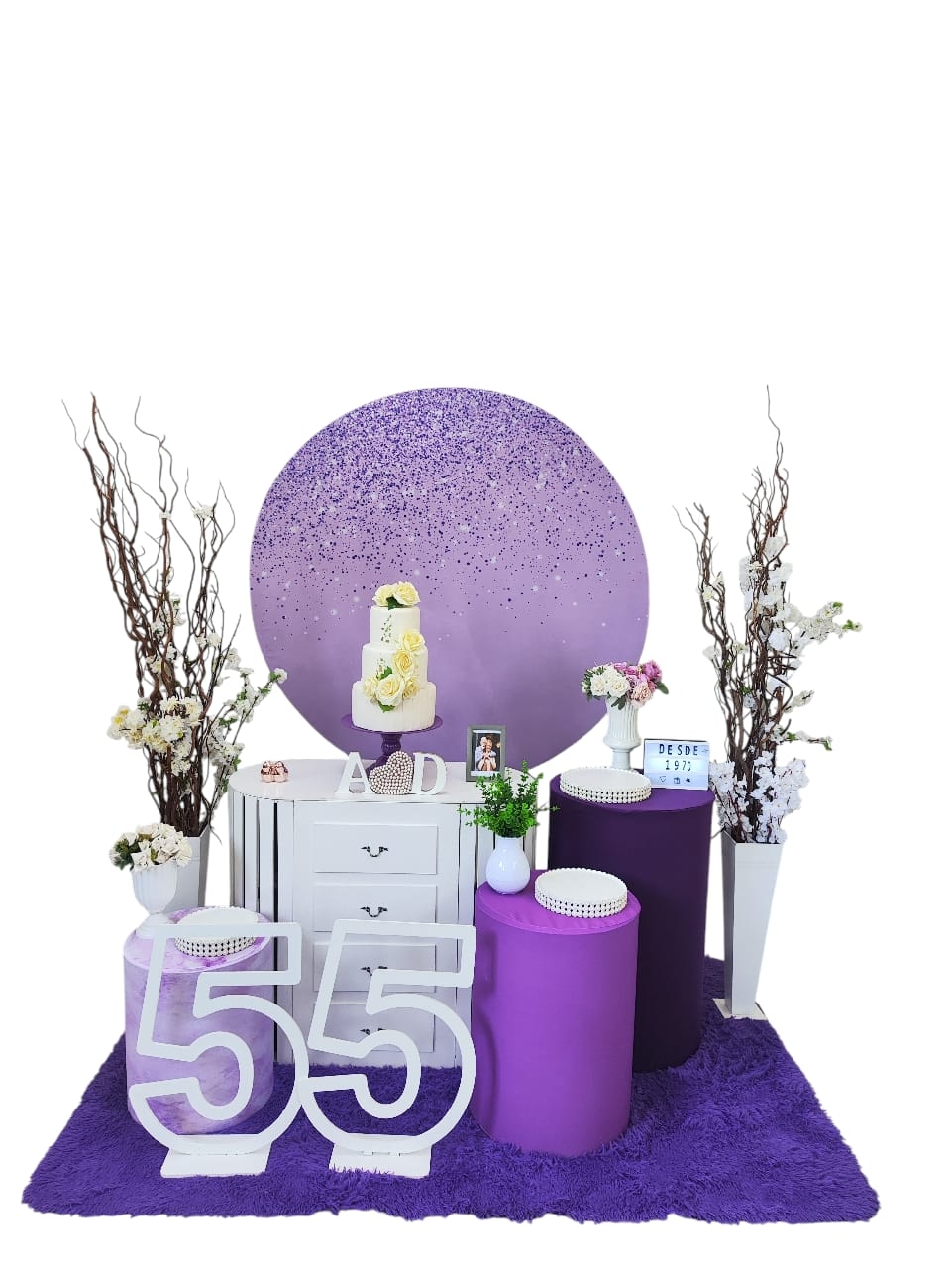  Casamento Bodas de Ametista Roxo Capa Lilas 
