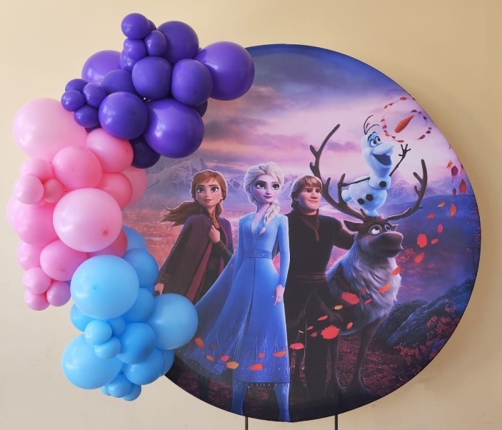 Frozen Arco de Bexigas Tam P