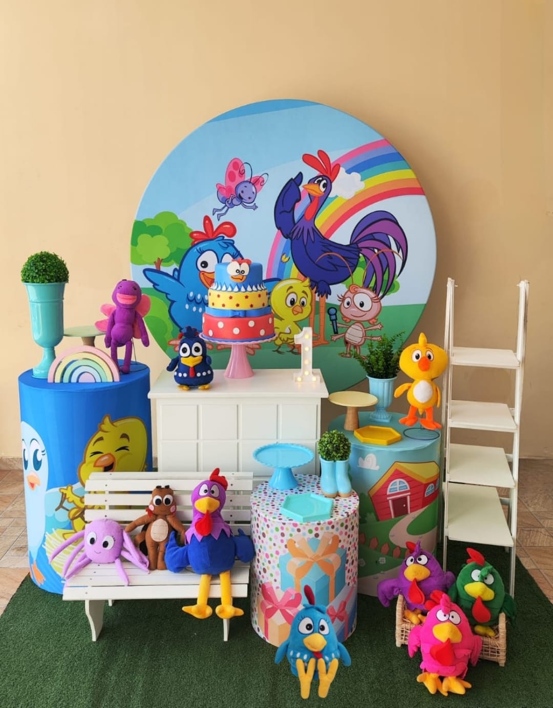 Galinha Pintadinha Menino Kit Ouro