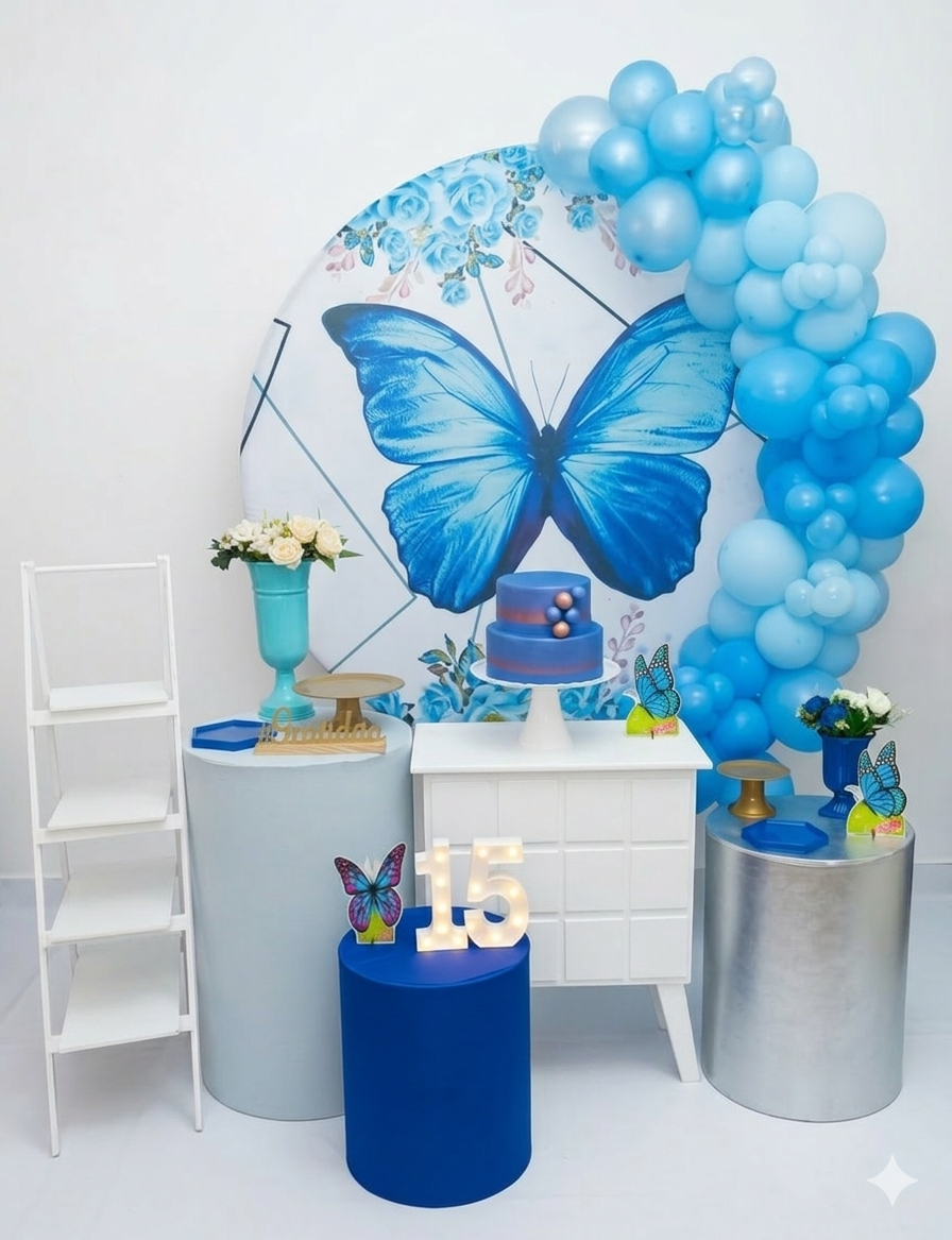 Borboleta Azul Kit Bronze II