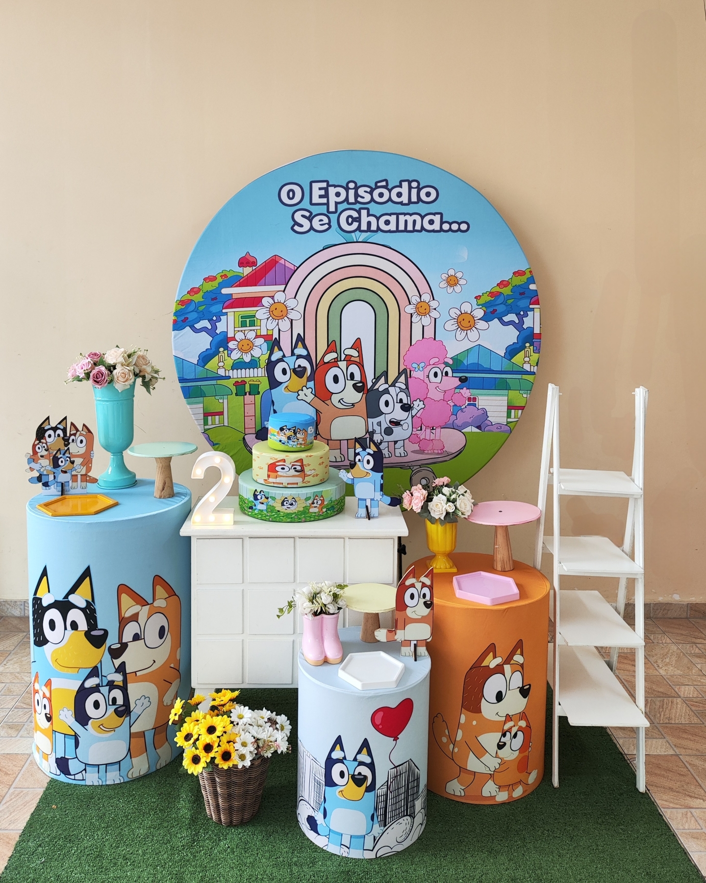 Bluey e Bingo Menina Kit Ouro