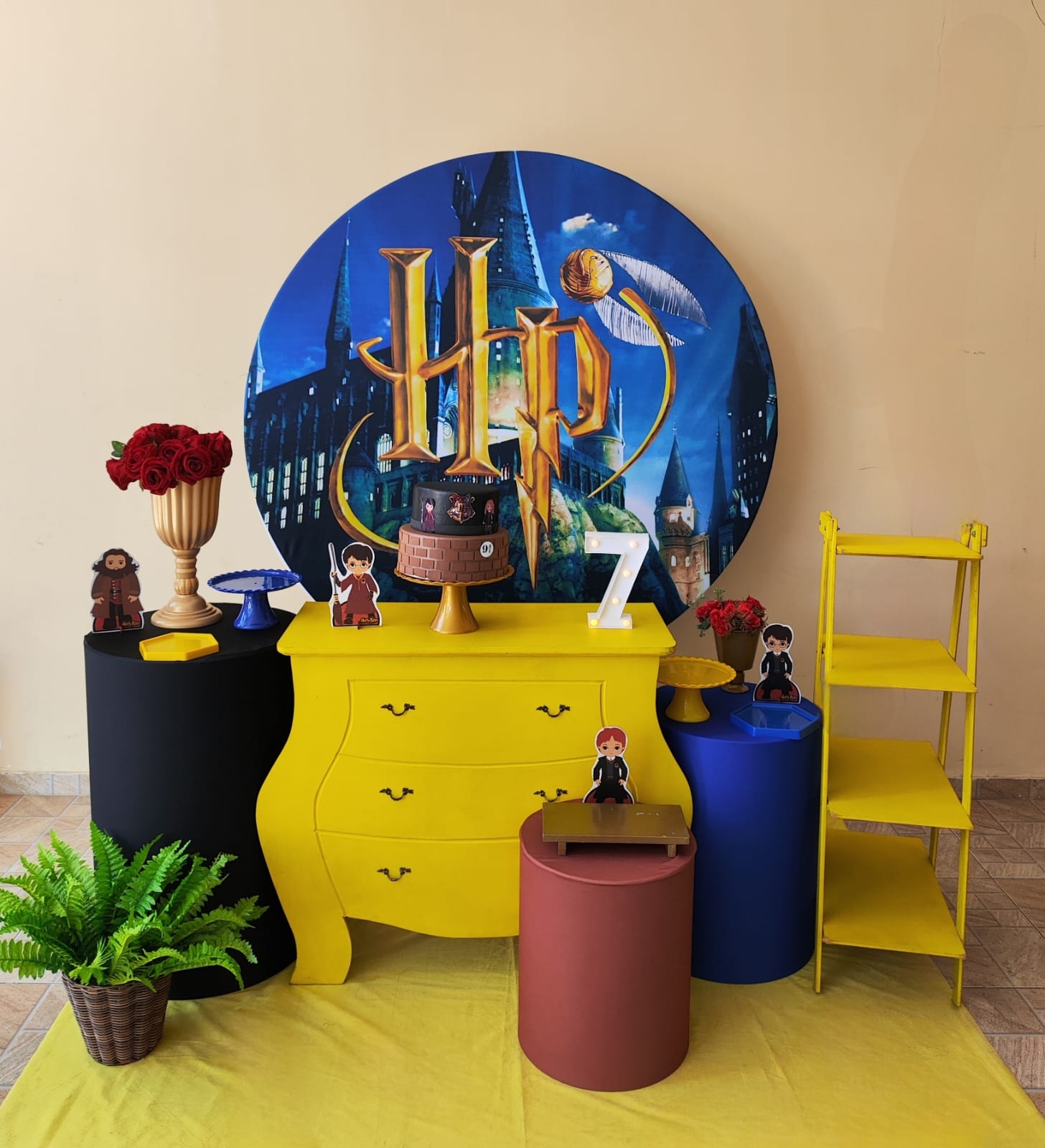 Harry Potter Menina Kit Ouro