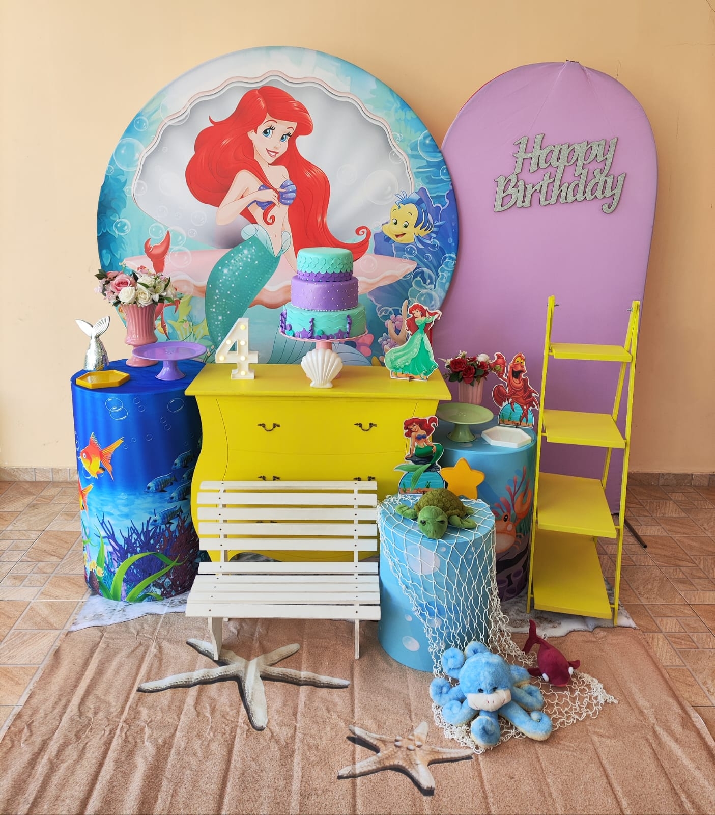 Ariel Pequena Sereira Kit Diamante