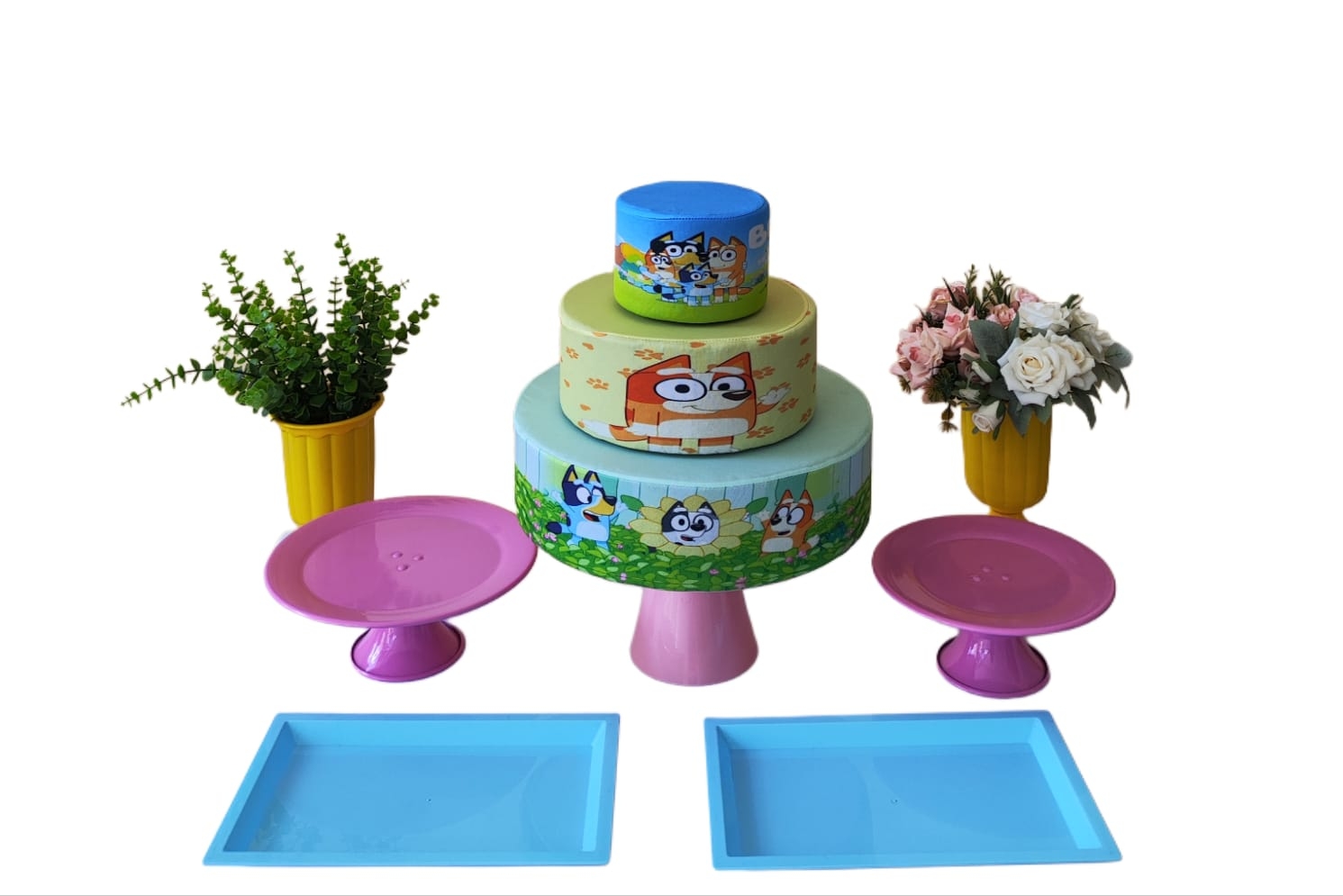 Bluey e Bingo Menina Kit Cantinho