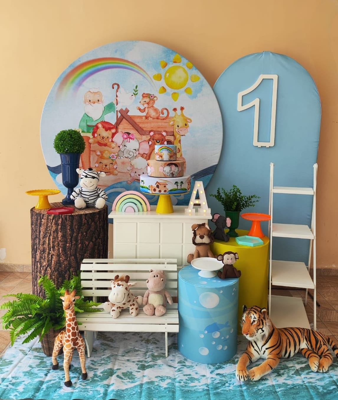 Arca de Noé Menino Kit Diamante 