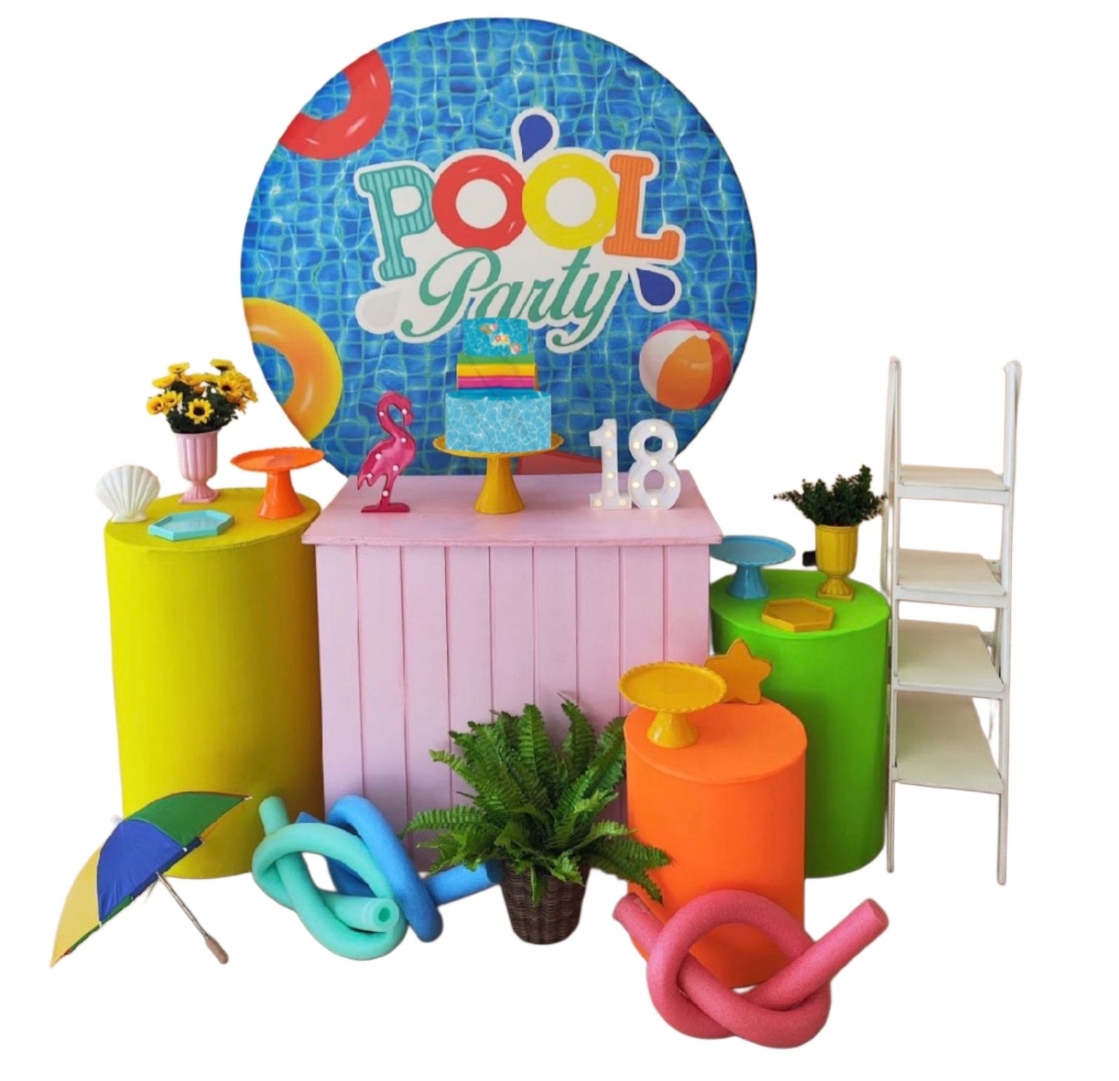  Pool Party Menina Kit Ouro