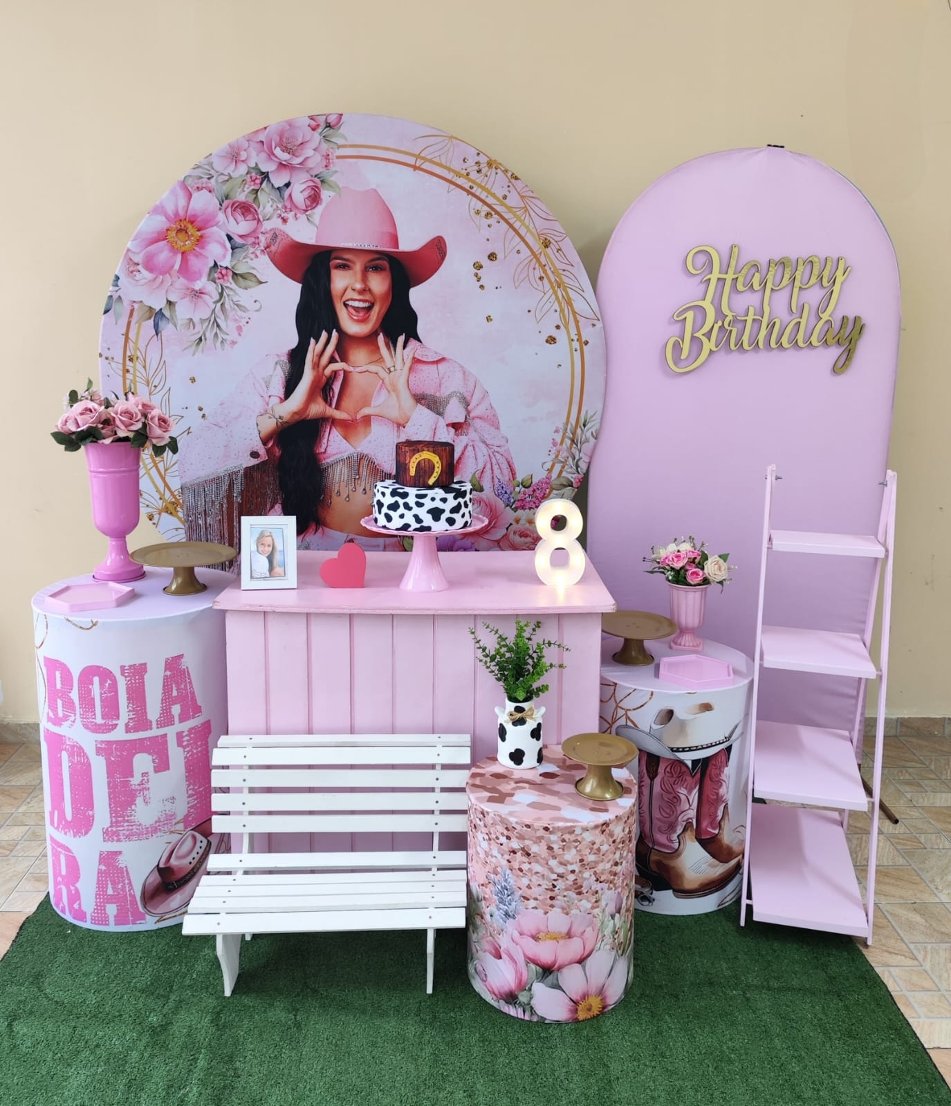 Ana Castela Capa Rosa Kit Diamante