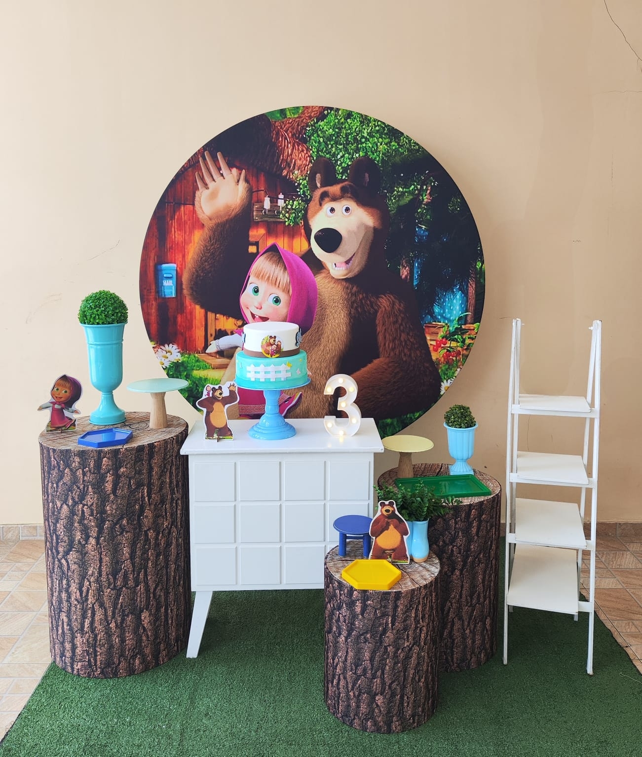 Masha e Urso Menino kit Ouro