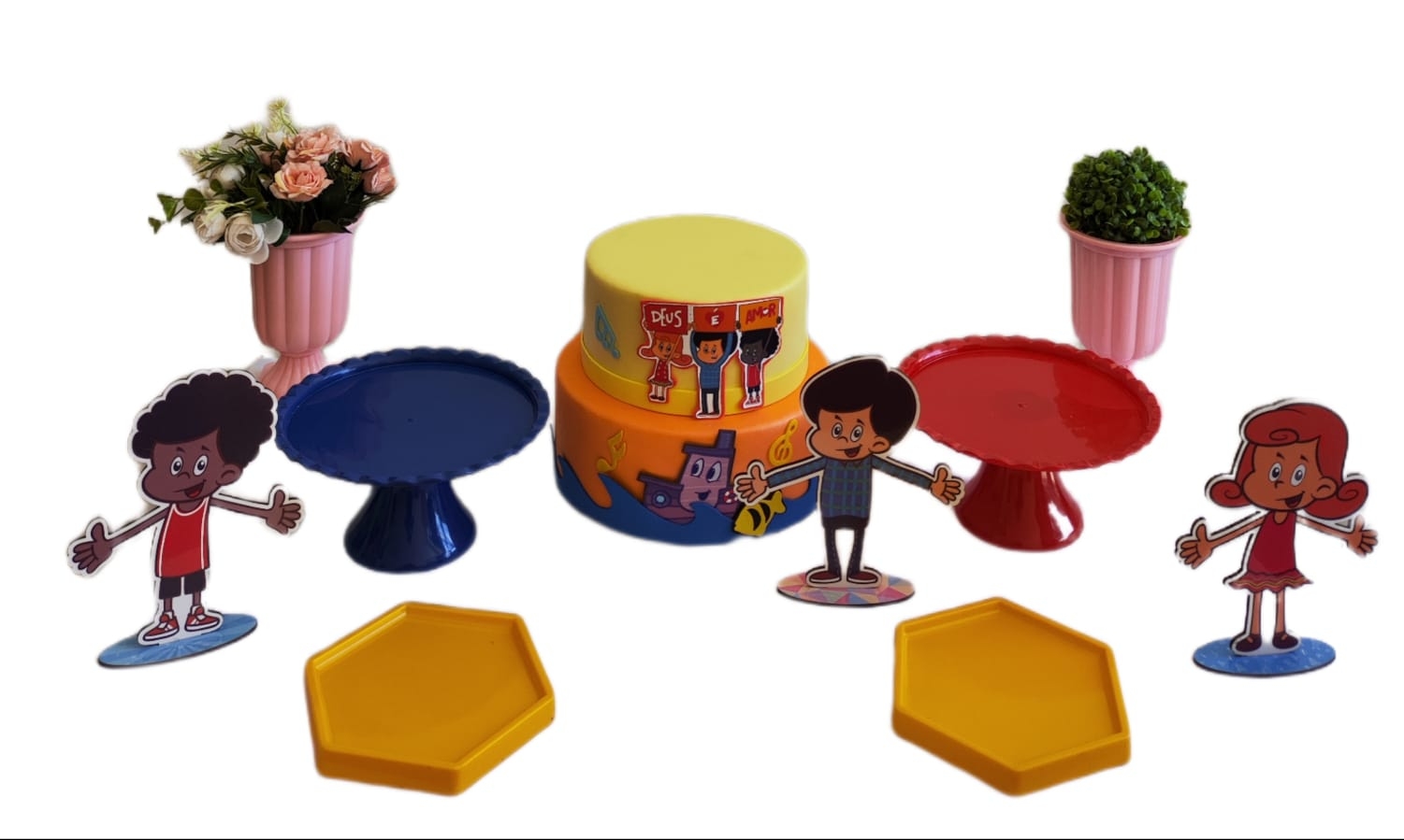 3 palavrinhas Kit Menina Cantinho