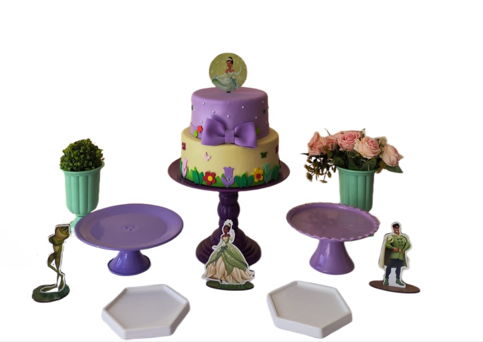 Princesa Tiana e o Sapo Kit Cantinho