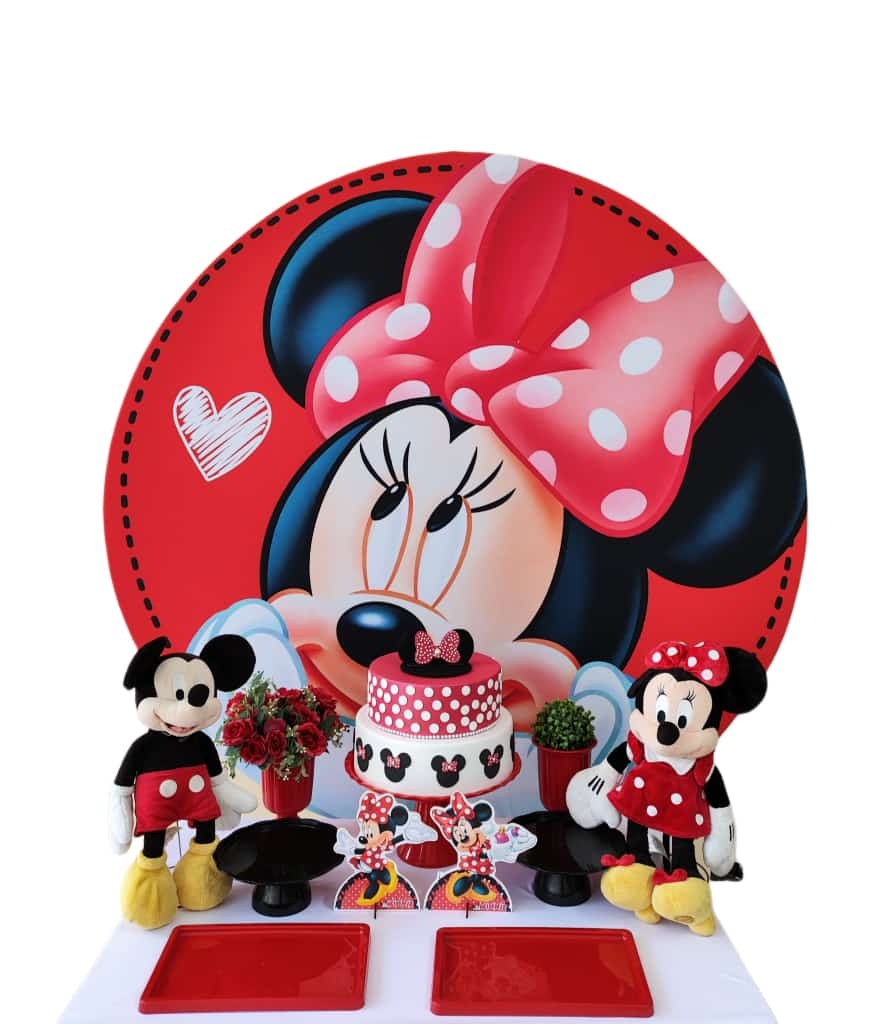 Minnie Vermelha Kit Bronze