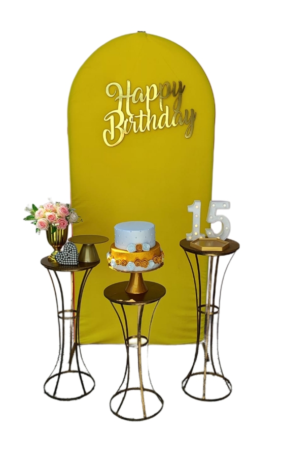 Aniversário Amarelo Kit Ouro