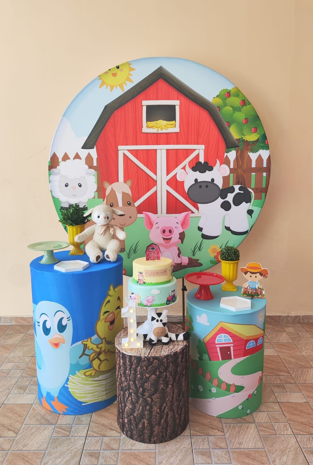 Fazendinha Menino Kit Prata 