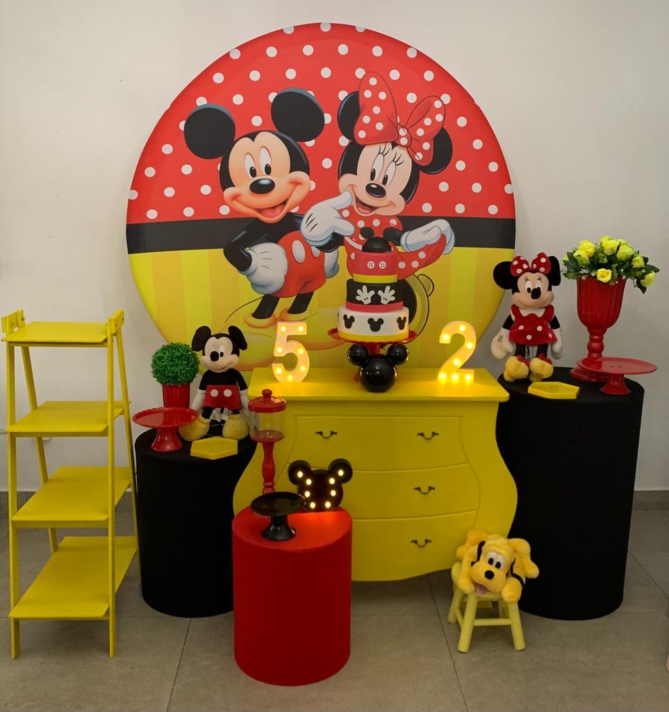 Mickey e Minnie  Kit Ouro 