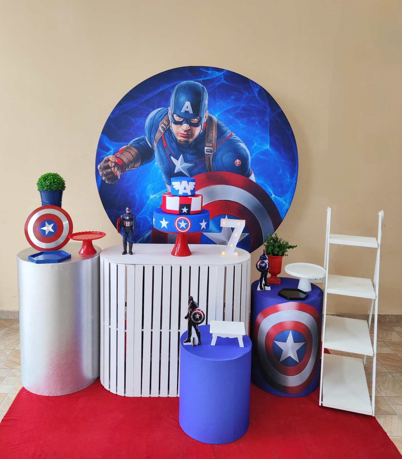 Capitão América kit Ouro